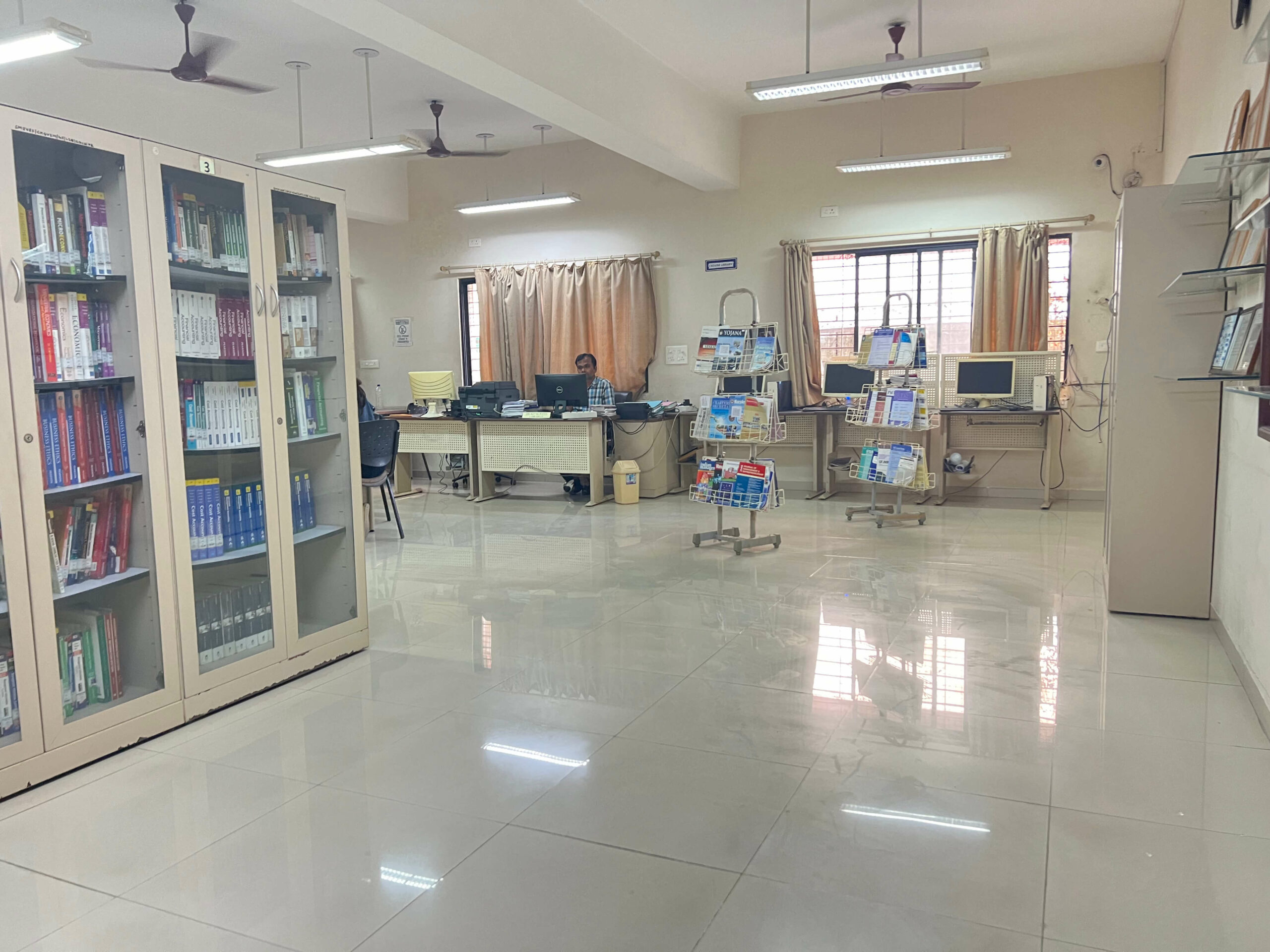 Library entrance